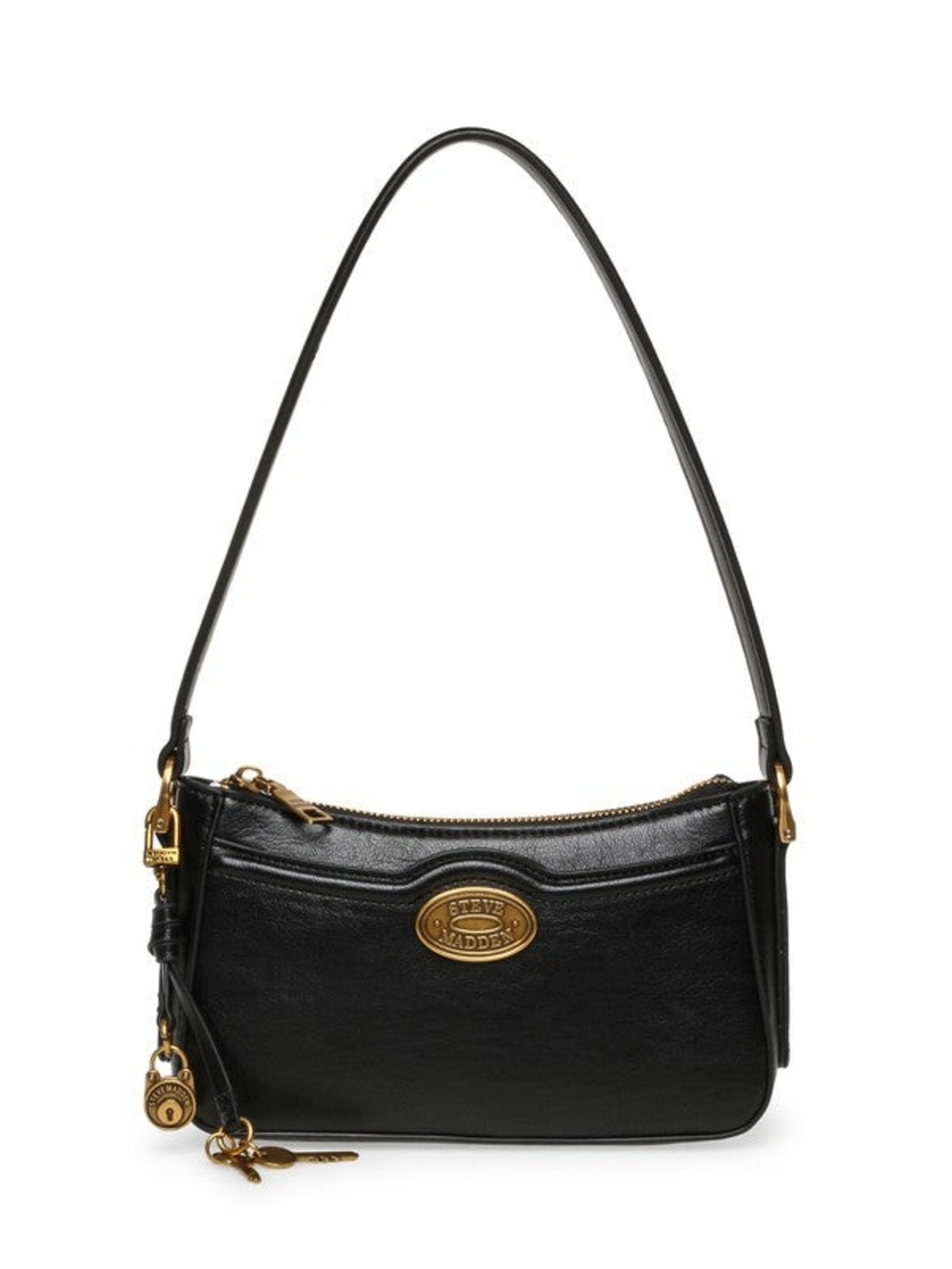 Steve Madden Black Shoulder Handbag